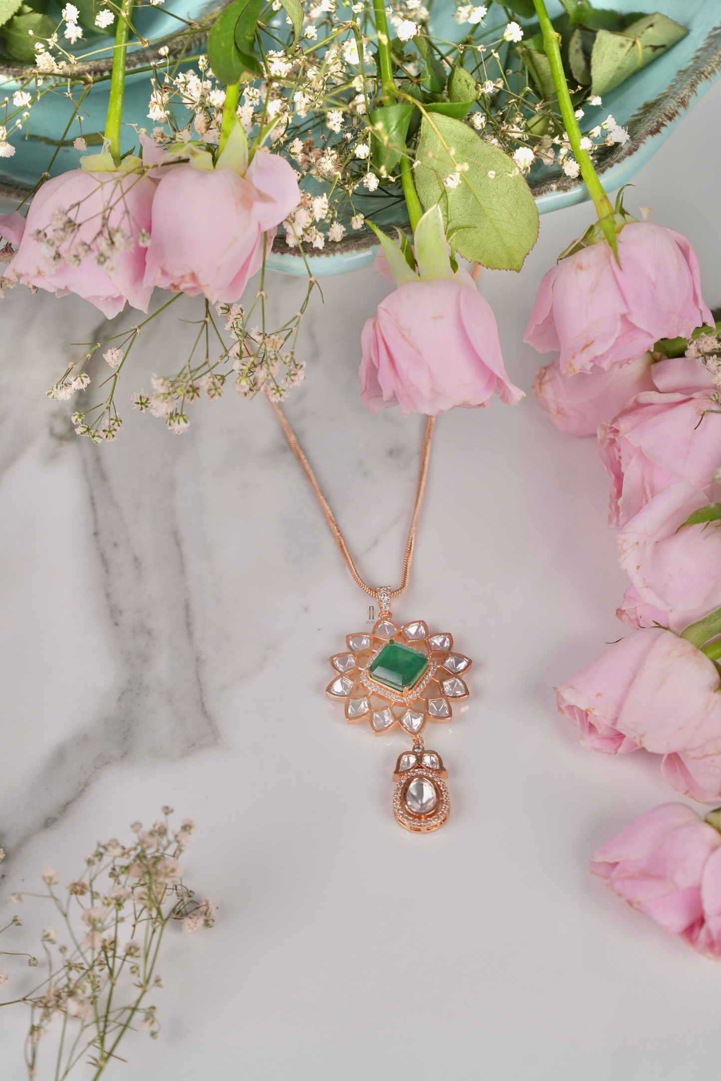 Sakshi Pendant Necklace Set