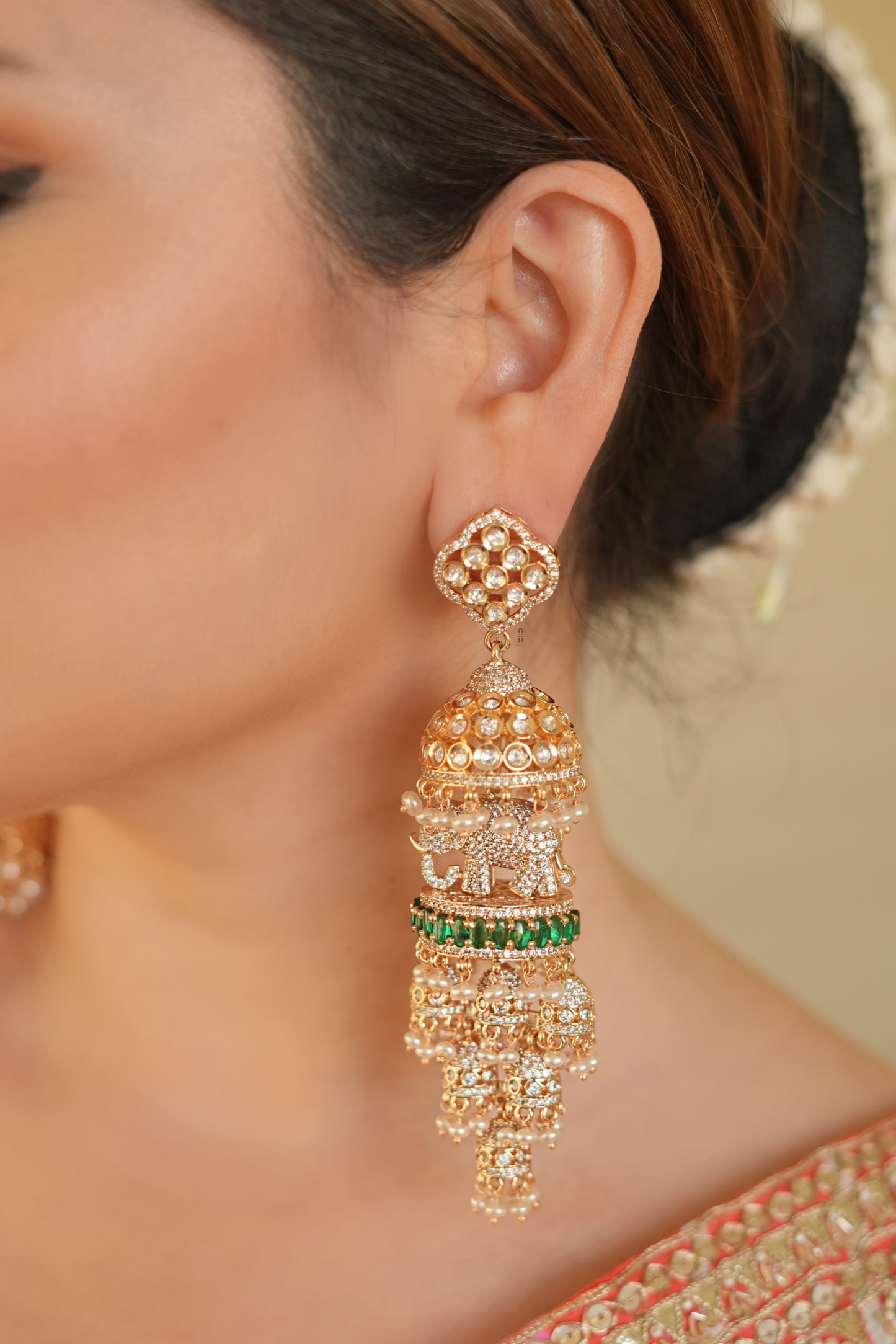 Vinayaki Symbol Earrings
