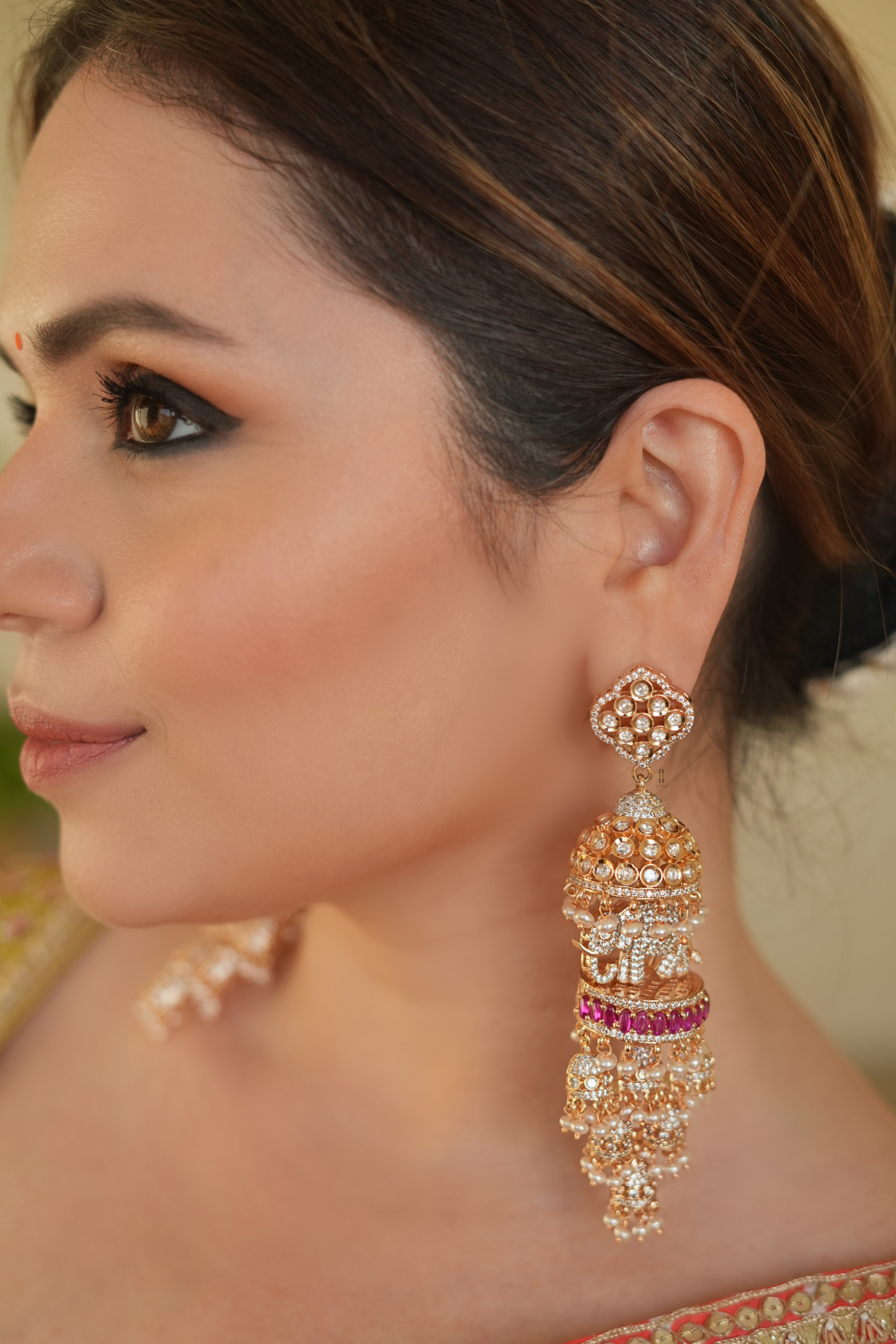 Vinayaki Symbol Earrings