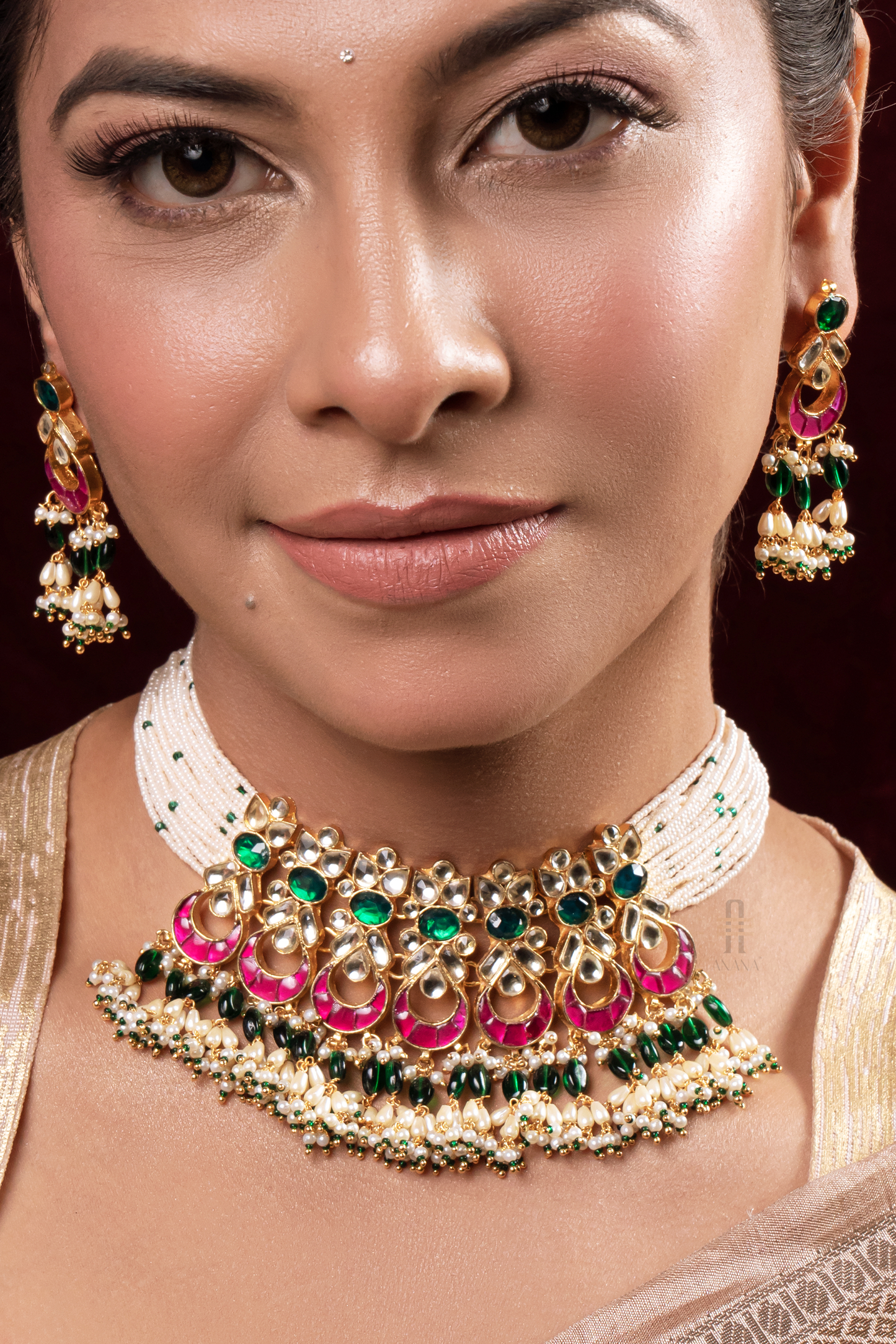 Arzoo Jadau Kundan Set - Anana