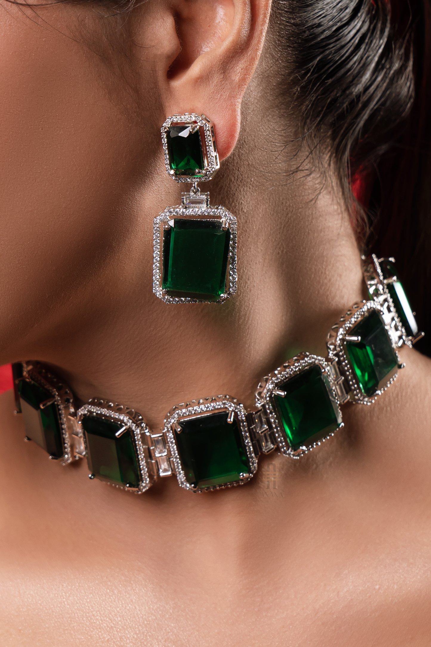 Charlotte Diamond Choker Set - Anana