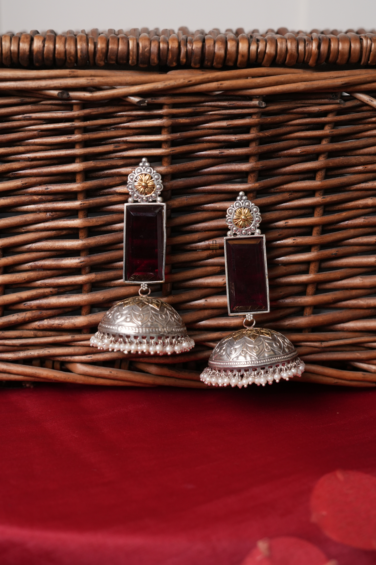 Ekkani Dangler/Jhumka Earrings