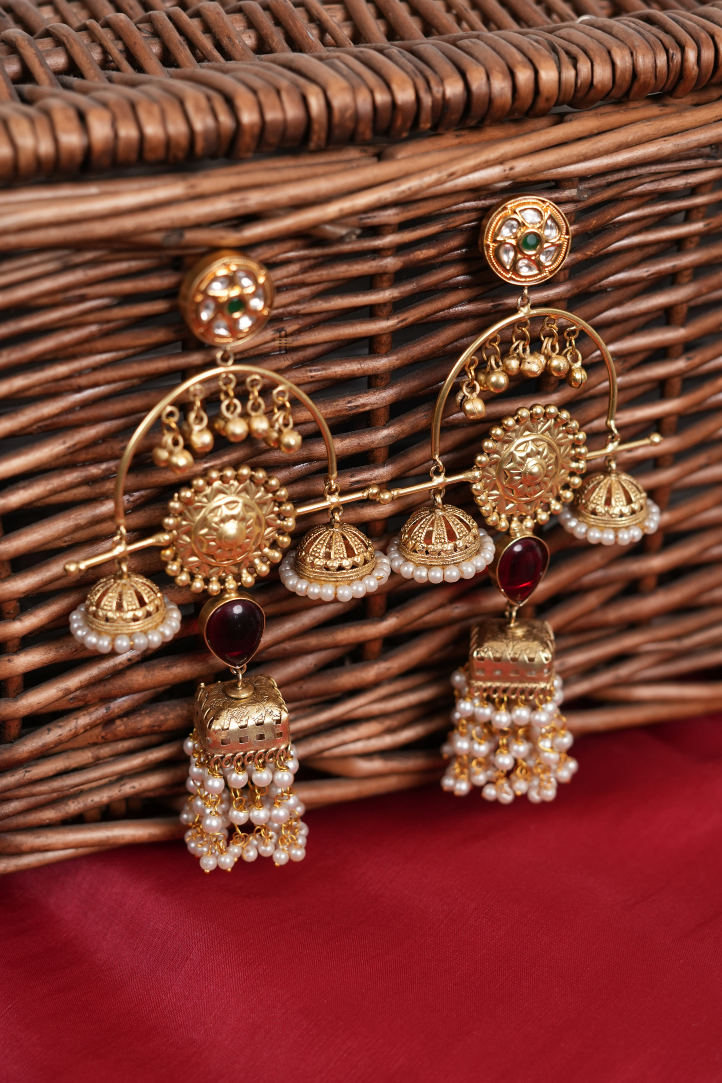 Ojashvi Dangler/Jhumka Earrings