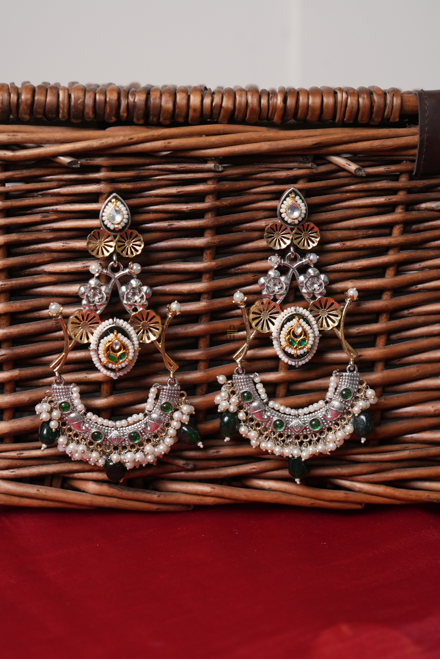 Palak Dangler Earrings