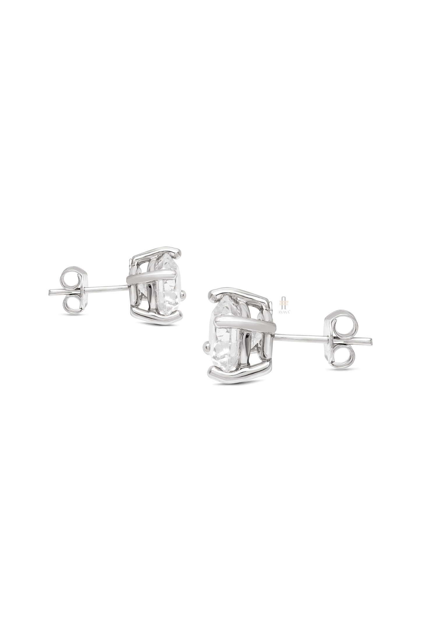 Tanni 1 & 6.84 Carat Solitaire Earrings - Anana