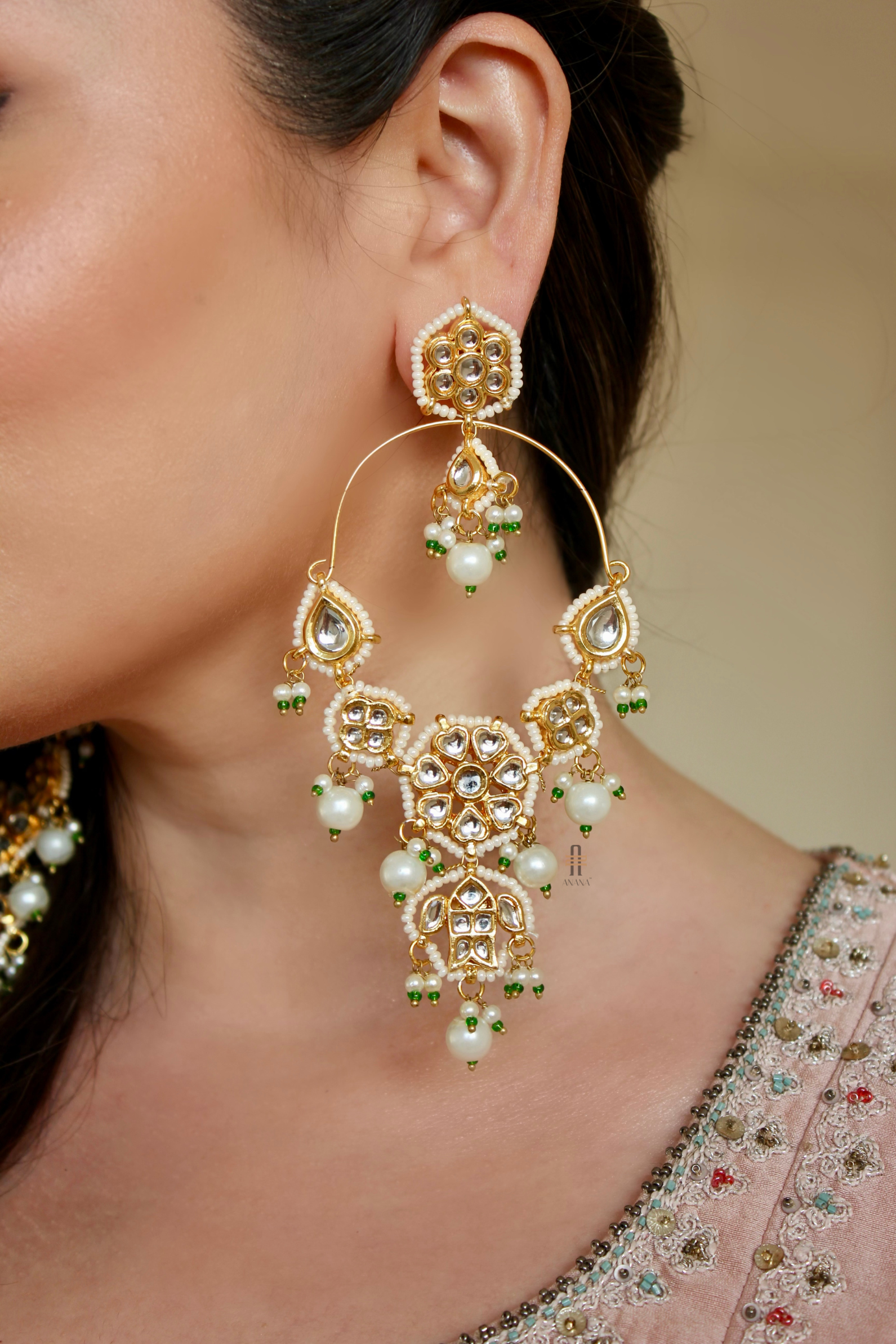 Aisha Chand Bali earrings - Anana