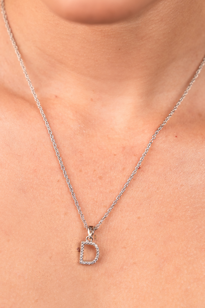 Initials A to Z Pendant Necklace