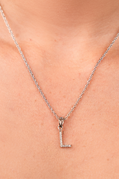 Initials A to Z Pendant Necklace