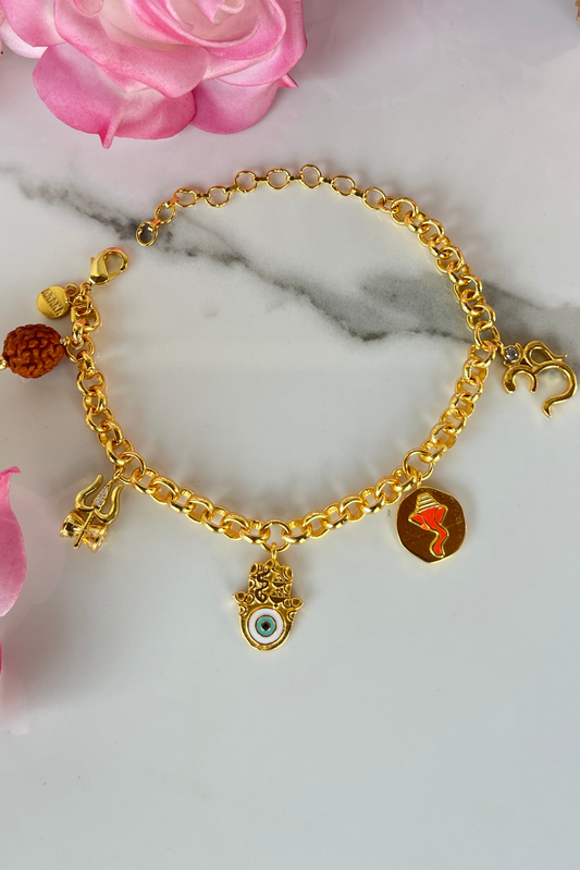 Shivani Divine Blessings Charms Bracelet