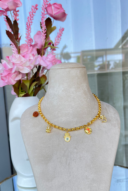 Shivani Divine Blessings Charms Neckpiece
