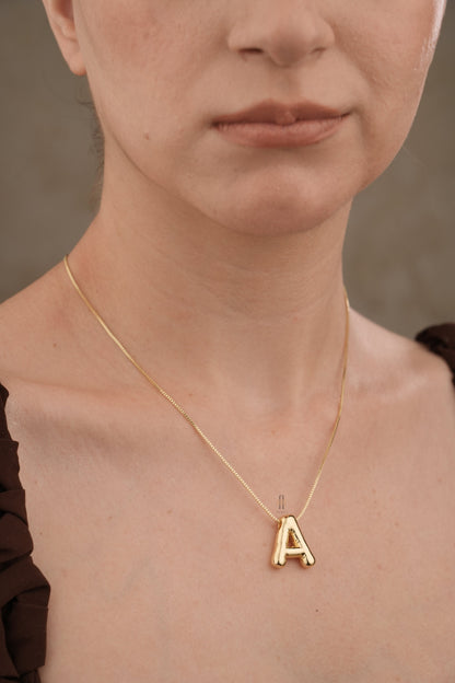 Gold Initials Necklace