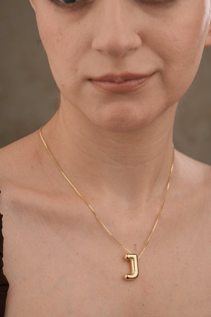 Gold Initials Necklace