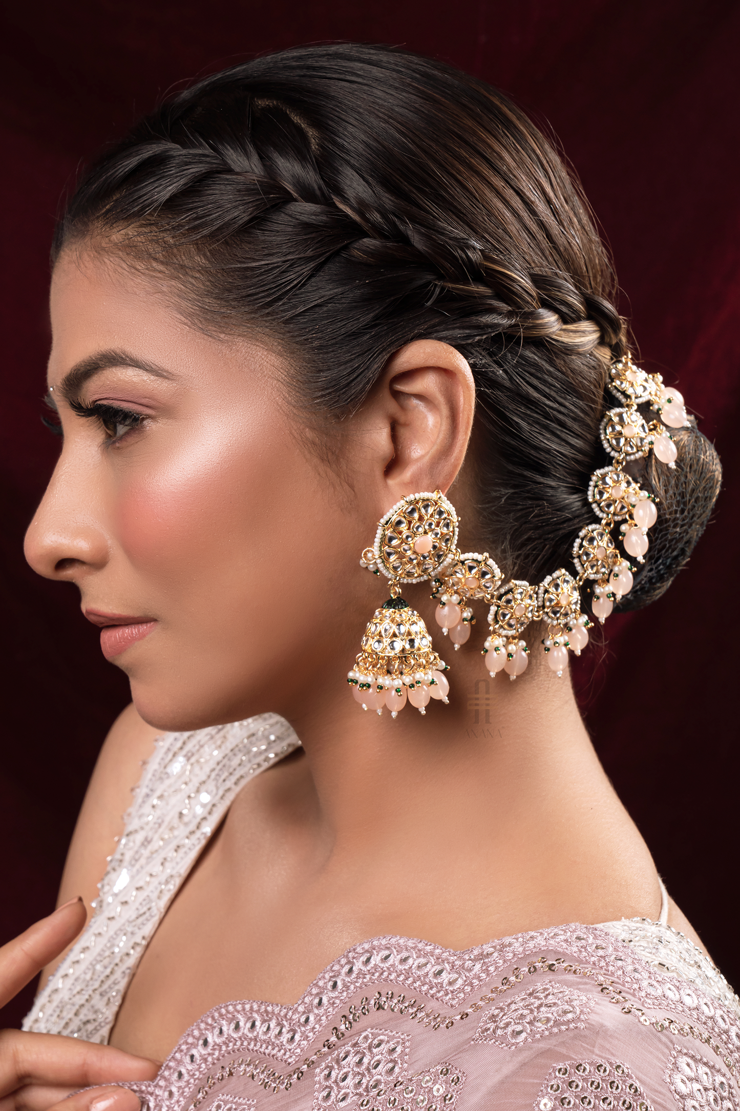 Kundan earrings deals