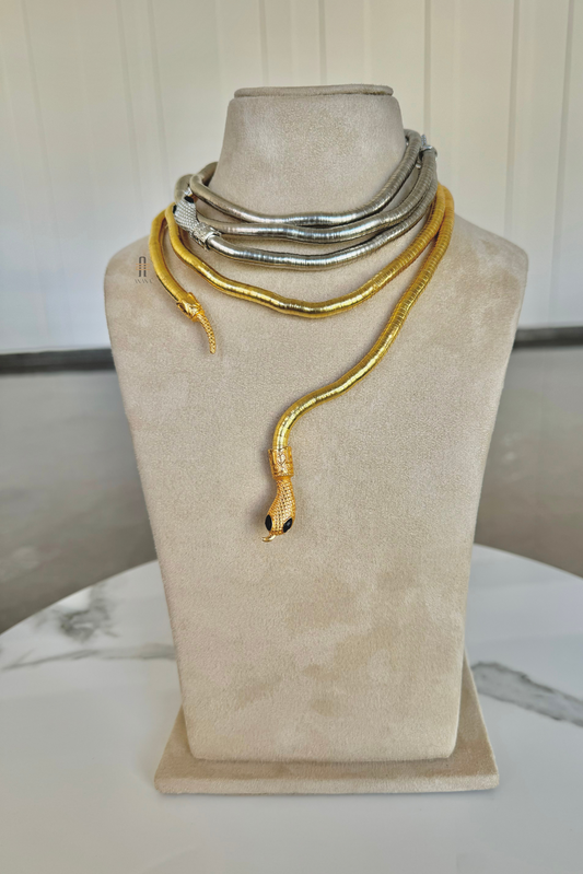 Manasa Snake Wrap Necklace