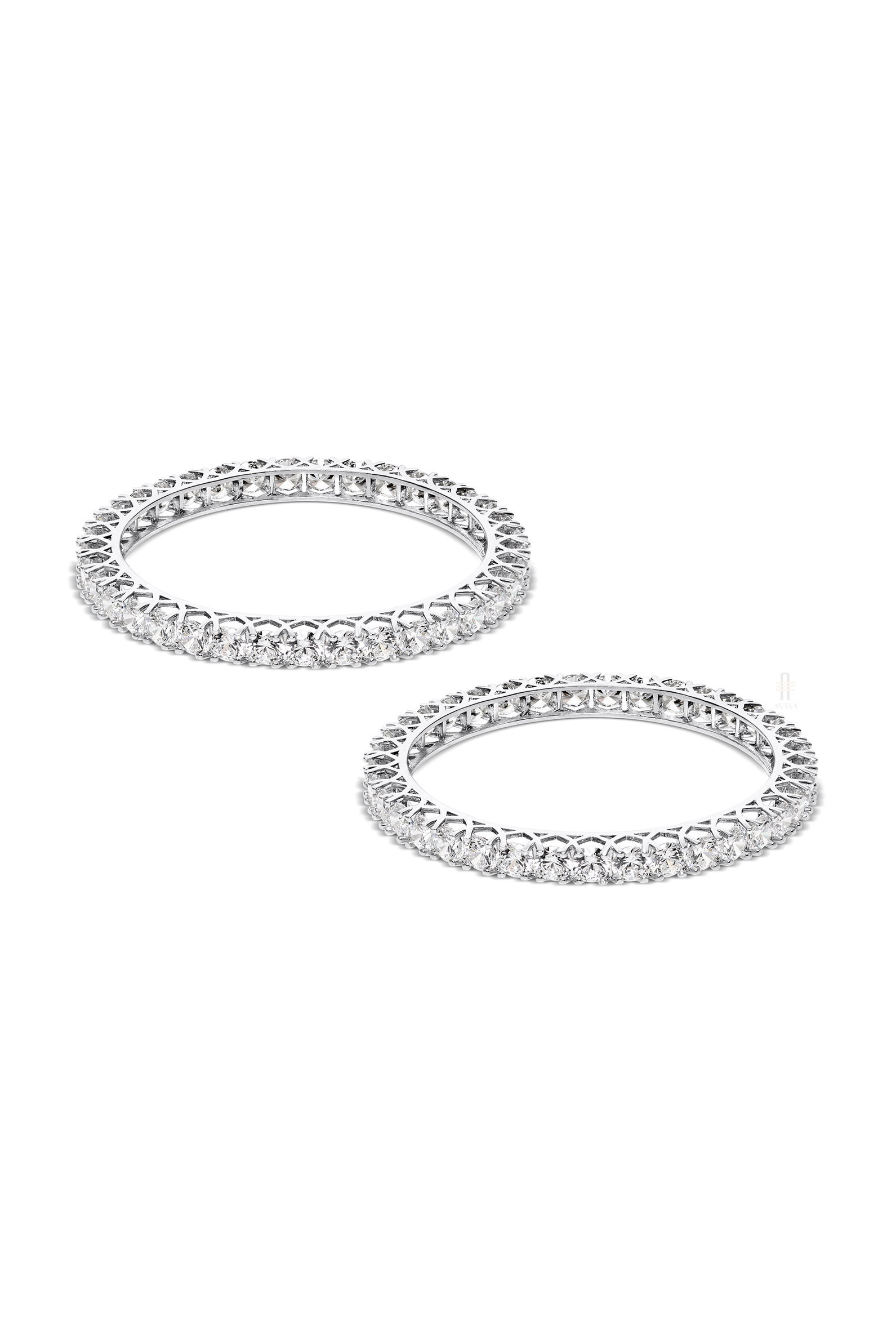 Maple 1 carat Solitaire Bangles - Anana