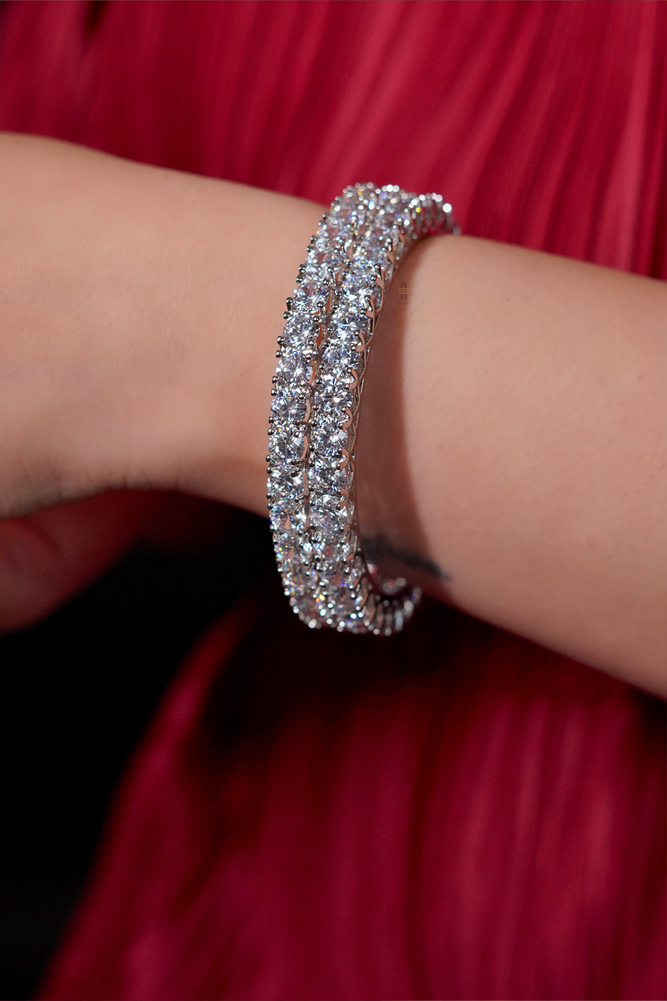 Maple 1 carat Solitaire Bangles - Anana