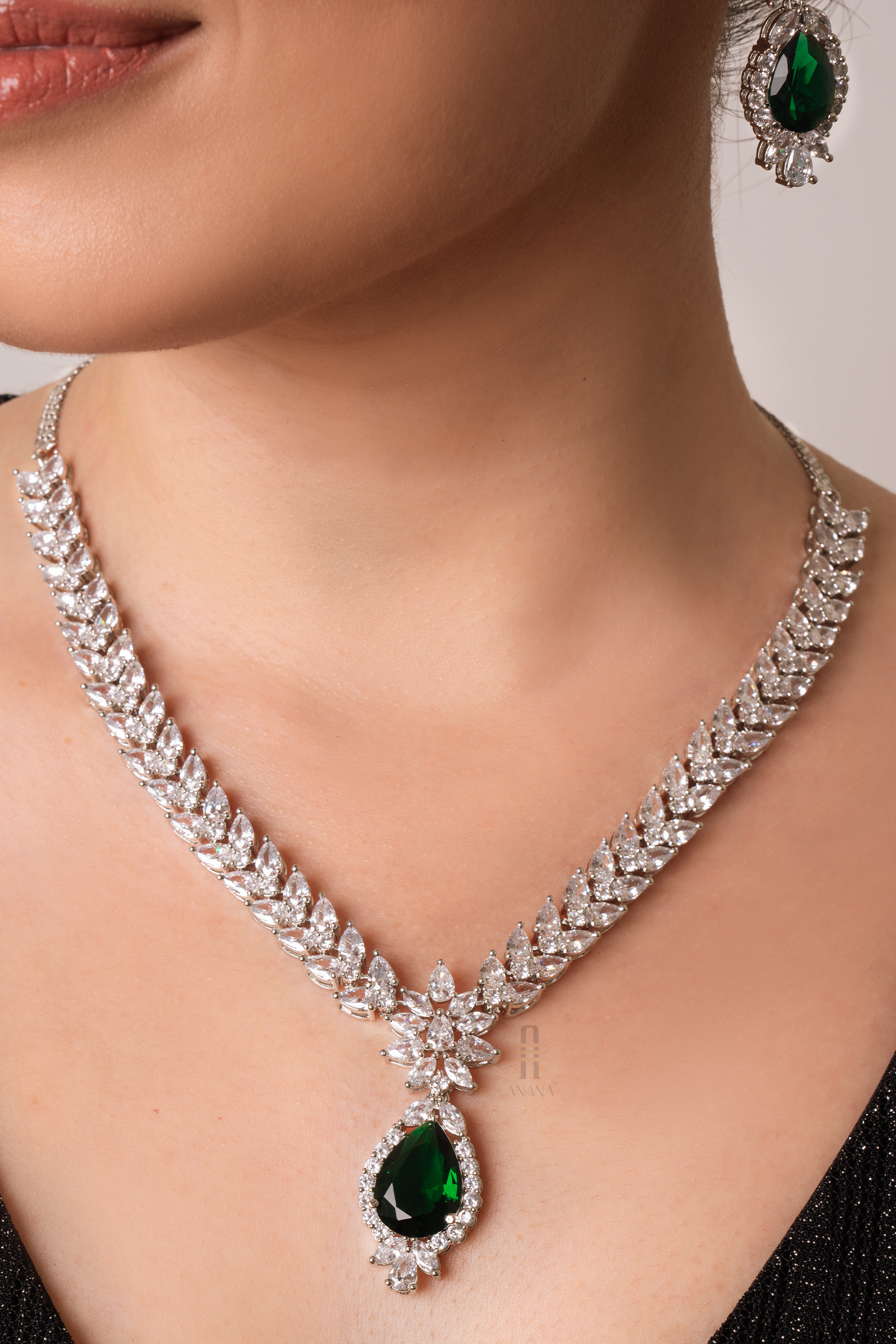 Margaret Diamond Pendant Set - Anana