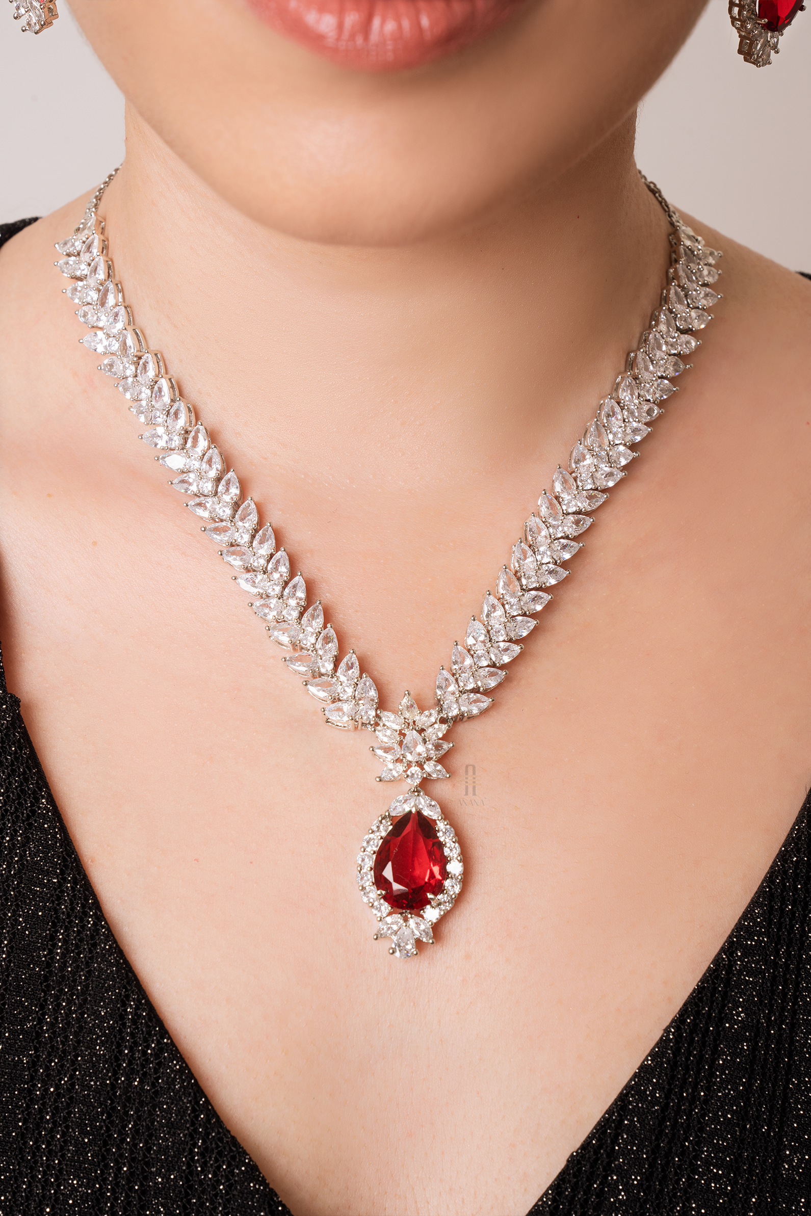 Margaret Diamond Pendant Set - Anana