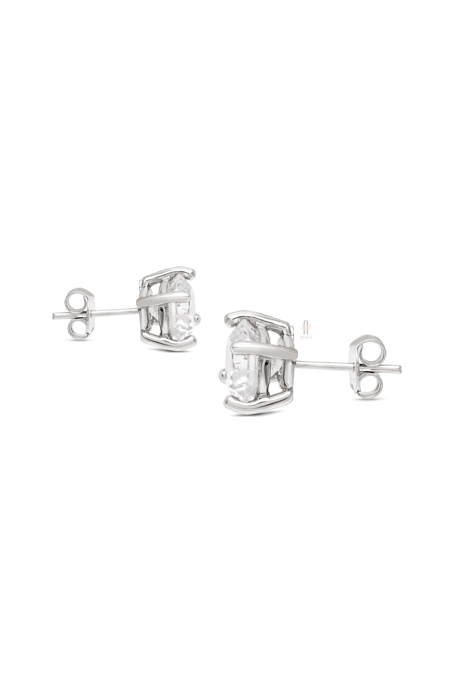 Tanni 1 & 6.84 Carat Solitaire Earrings