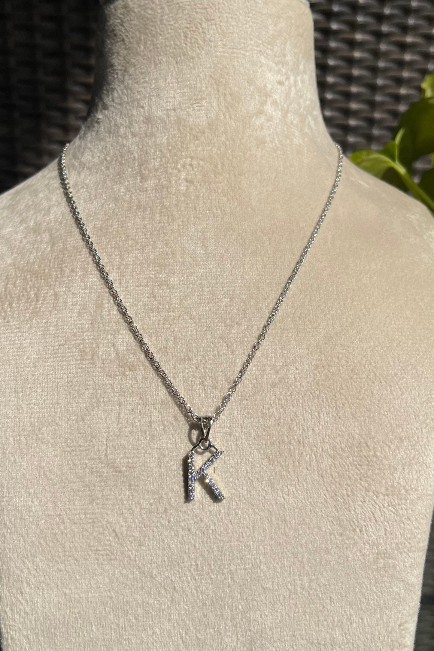 Initials A to Z Pendant Necklace